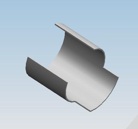 ug7.0钣金卷圆怎么做,卷成如图形状?