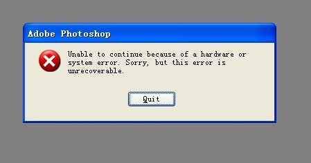 我的photoshop.cs2不能启动了