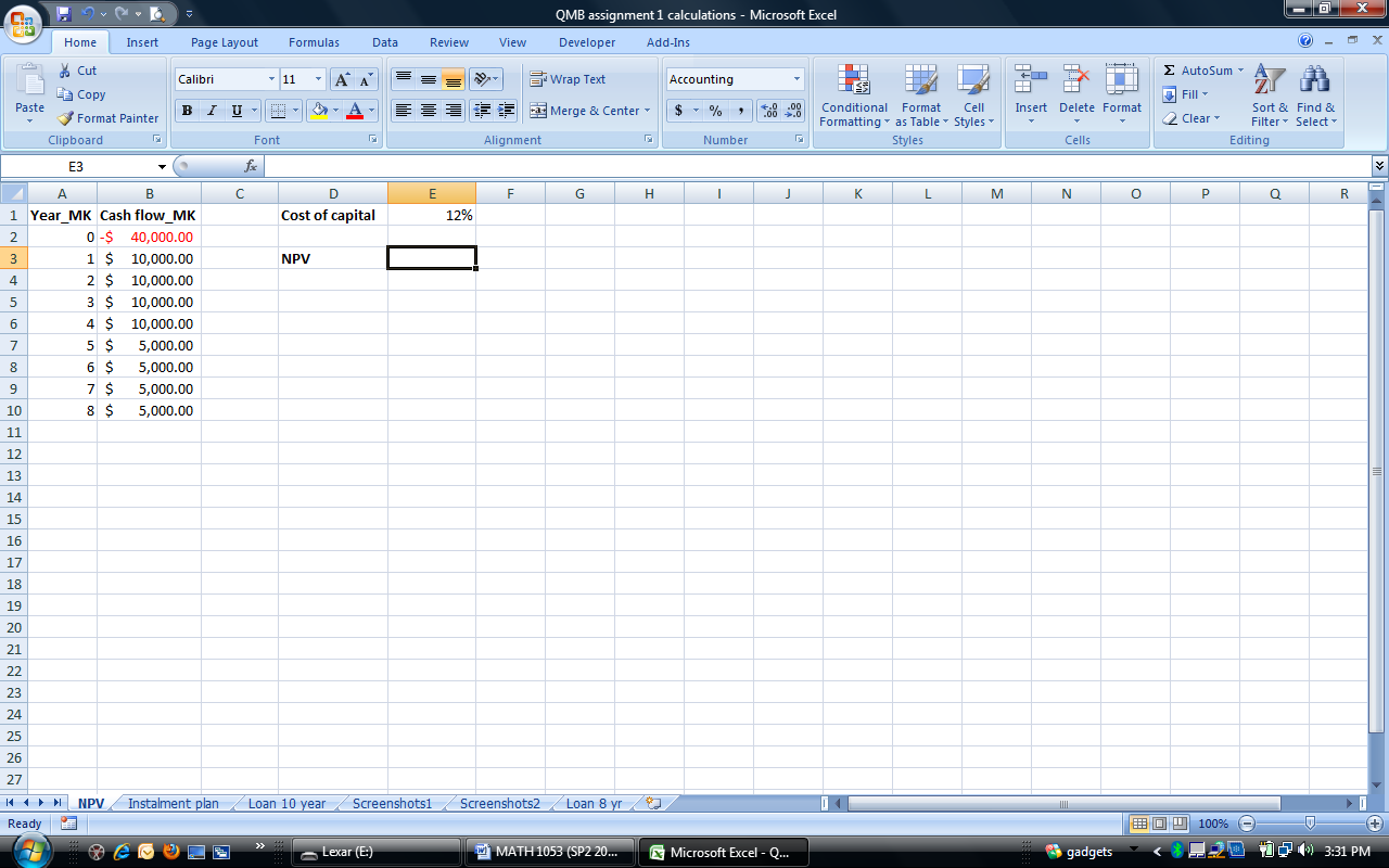 怎么用Excel求npv呢？-3D溜溜网