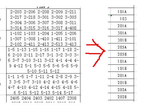 Excel 怎样把一个格内的东西分为若干各个格子？
