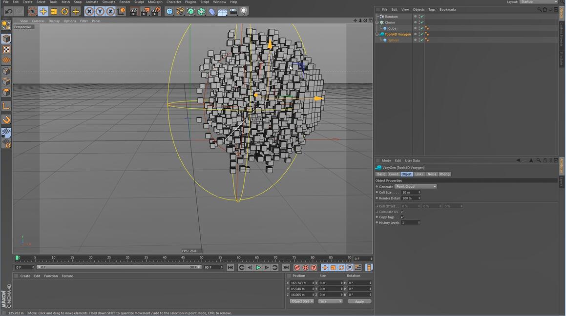 6964位 下载  c4d将物体像素化插件是一款非常简单易用的c4d像素化
