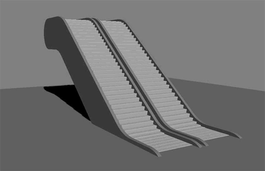 如何利用3Dmax制作自动扶梯动画效果