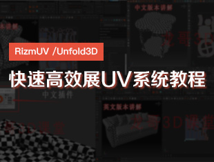 RizmUV /Unfold3D快速高效展UV系统教程
