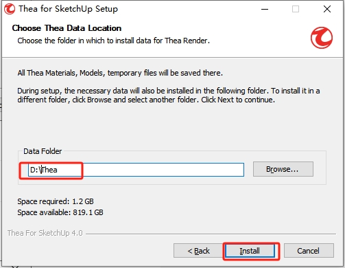Thea For SketchUp安装教程步骤