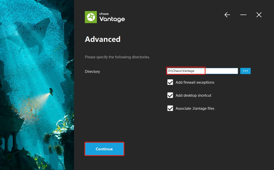 chaos vantage安装教程步骤