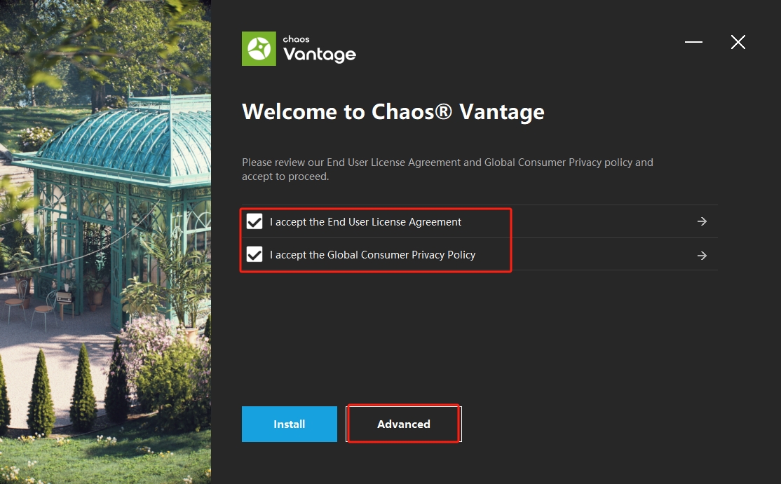 chaos vantage安装教程步骤