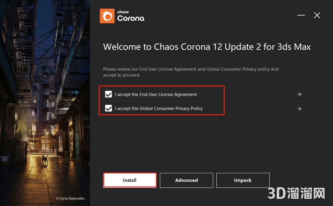 Corona for 3dmax安裝教程步驟