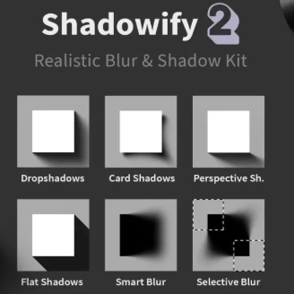Shadowify v2.0中文版【ps平滑长投影插件，支持ps20221版本及以上】免费版