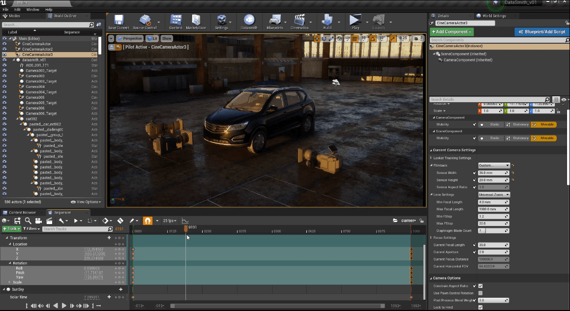 3dMax结合UE4实现高效动画实时渲染视频教程