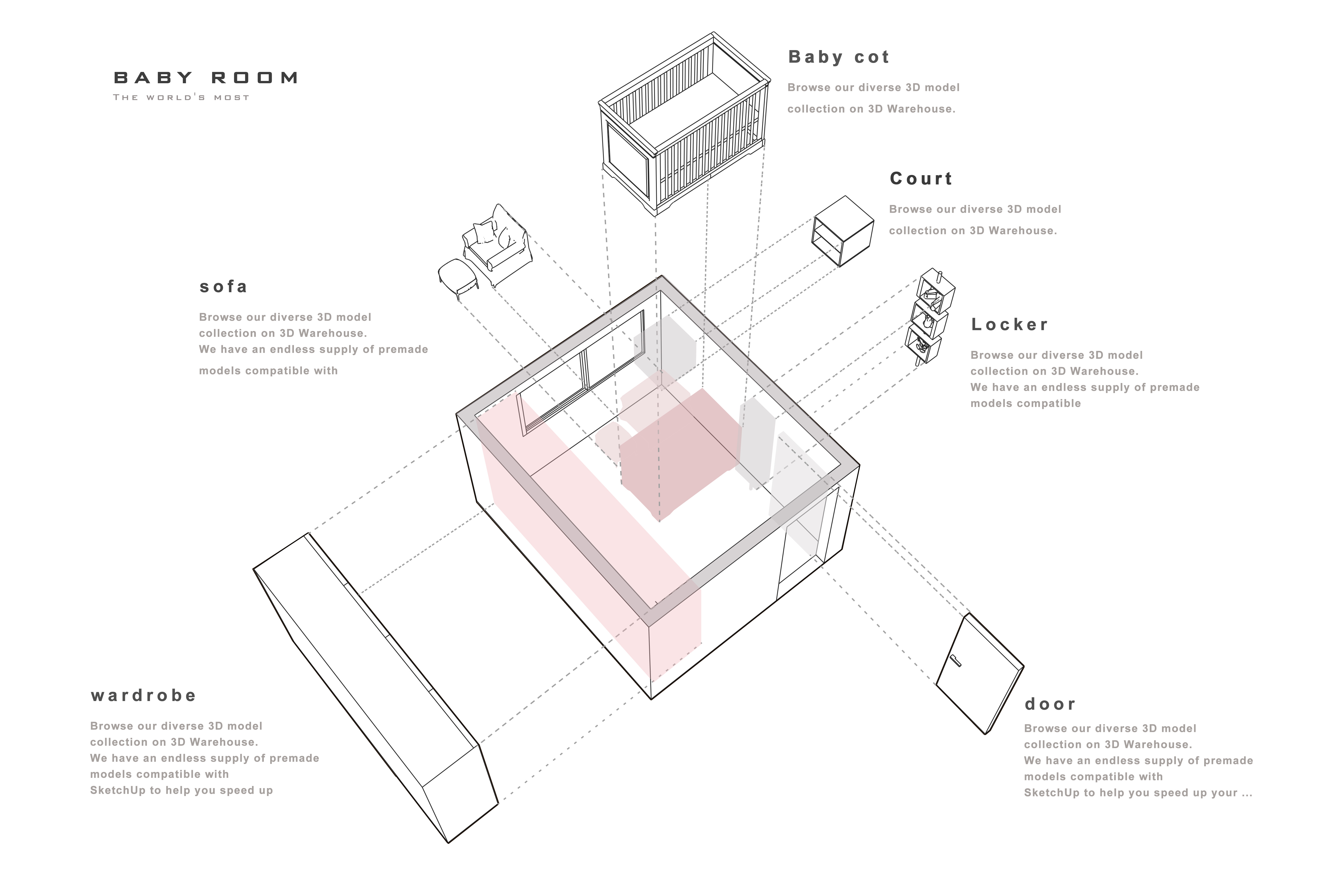 SketchUp室内建模及方案表现中级进阶训练营