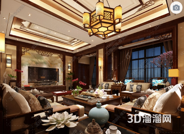 中式古典风格客厅的3个设计要素