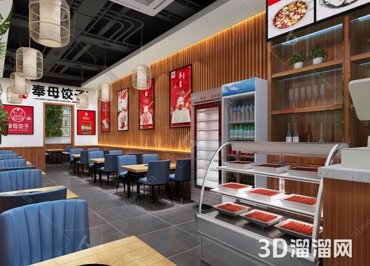快餐店装修需要注意些什么？-3d溜溜网