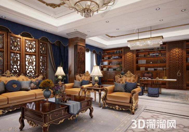 欧式办公室设计,打造奢华氛围与高效办公空间 欧式办公室设计,打造奢华氛围与高效办公空间