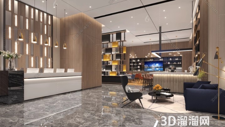探究当下最流行的酒店装修设计趋势-3d溜溜网