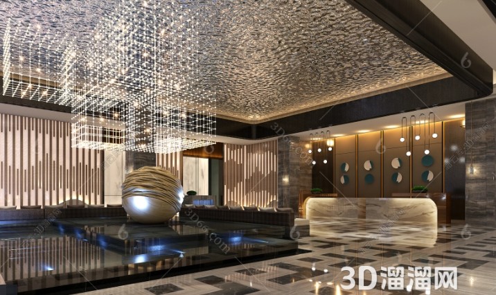探究当下最流行的酒店装修设计趋势-3d溜溜网