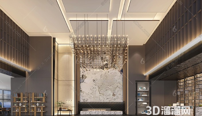 探究当下最流行的酒店装修设计趋势-3d溜溜网