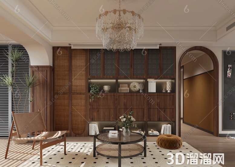 板栗色木材贴图在室内设计中有哪些应用？