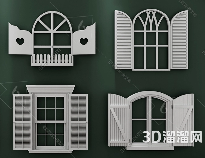 地中海窗户木材贴图：让你的家居设计更具风情
