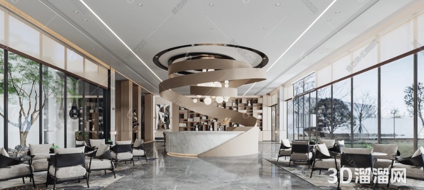 现代商业空间设计趋势及未来发展方向-3d溜溜网