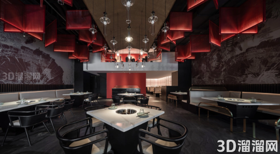 暗黑风火锅店,古典与现代交织—壹·火锅设计案例 暗黑风火锅店,古典与现代交织—壹·火锅设计案例