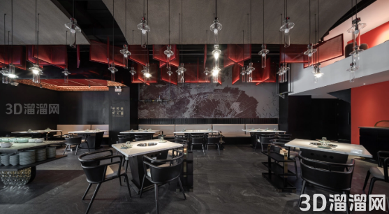 暗黑风火锅店,古典与现代交织—壹·火锅设计案例 暗黑风火锅店,古典与现代交织—壹·火锅设计案例