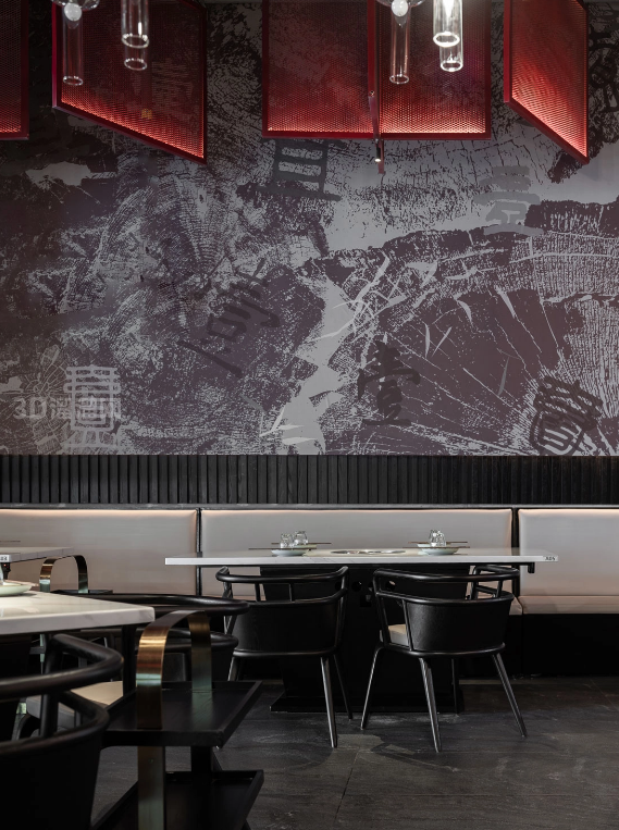 暗黑风火锅店，古典与现代交织—壹·火锅设计案例