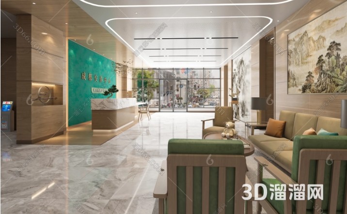 老有所乐,温馨养老院设计灵感-3d溜溜网