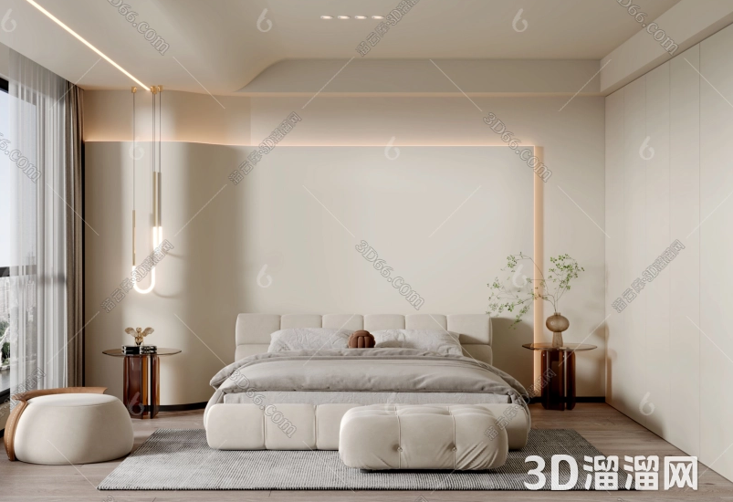 如何打造宁静侘寂的卧室空间？