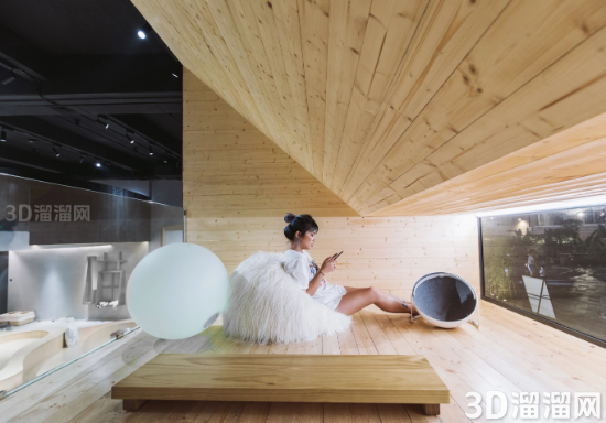营造现代感的猫森林—“就是这样的喵”猫咖设计案例-3d溜溜网