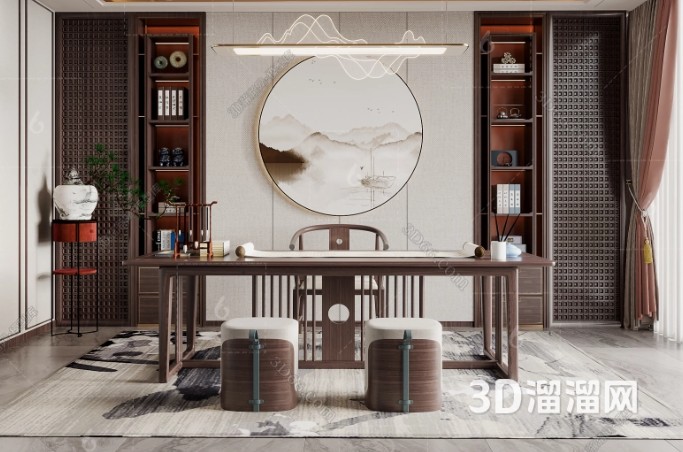 中式书房设计灵感,打造古朴典雅的学习空间 中式书房设计灵感,打造古朴典雅的学习空间