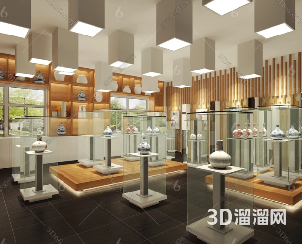瓷器展厅模型:展现瓷器之美的艺术空间 瓷器展厅模型:展现瓷器之美的艺术空间
