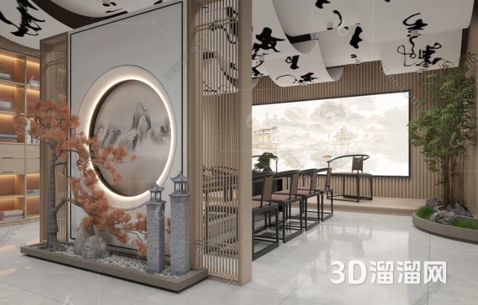 静享东方韵味：中式茶馆设计灵感探秘-3d溜溜网
