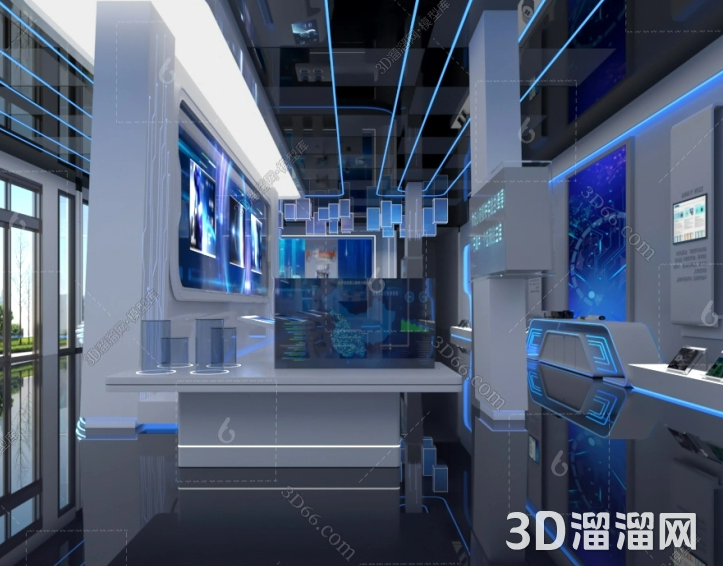 3D展厅交互展示效果图：创新展示体验的未来