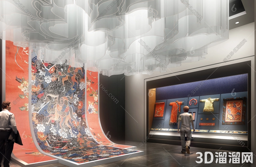 3D服装展厅效果图:时尚融合艺术的未来展现 3D服装展厅效果图:时尚融合艺术的未来展现