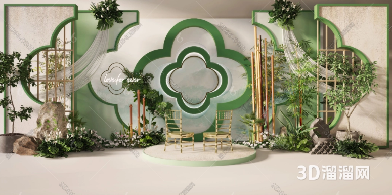 如何在3D茶室展厅中营造出独特的品茗环境？