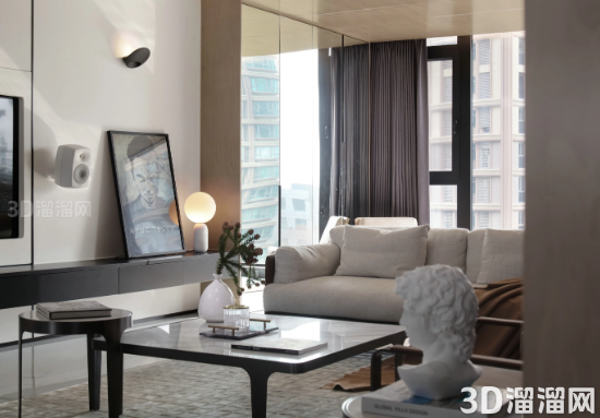 设计师自宅|“诗意与远方”:奕贤居住宅设计案例-3d溜溜网