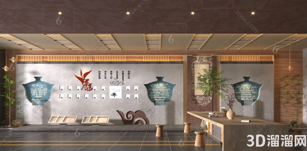 茶展厅设计灵感:采茶入画,茗饮成春 茶展厅设计灵感:采茶入画,茗饮成春