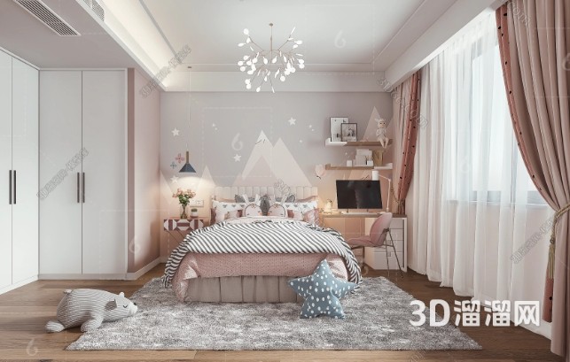 儿童房用什么装修材料比较好？-3d溜溜网