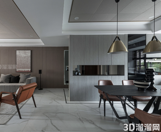 宏福樘设计|三代同堂,210㎡的城市暖居:“分镜”住宅设计案例 宏福樘设计|三代同堂,210㎡的城市暖居:“分镜”住宅设计案例