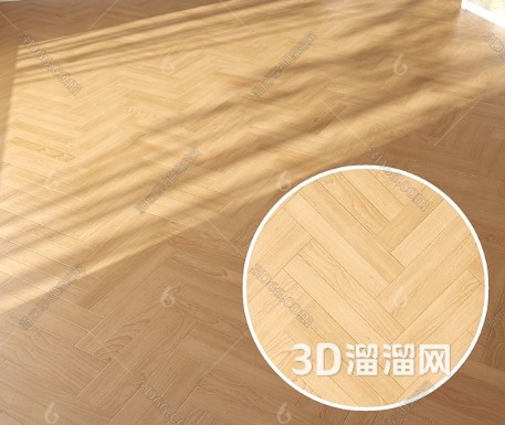 如何为地板材质创建不同的光泽效果