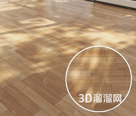 如何为地板材质创建不同的光泽效果