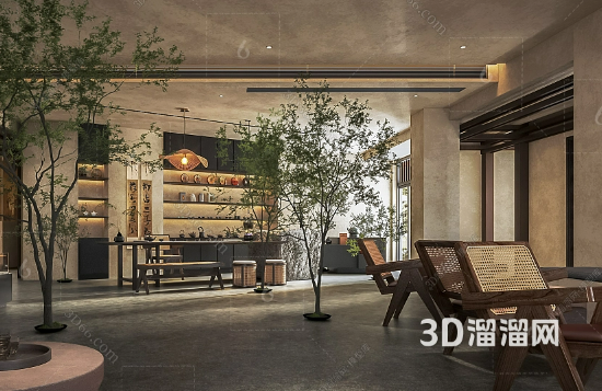 如何打造现代高端的私人会所空间?-3d溜溜网