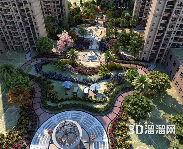 小区设计中的自然与建筑平衡