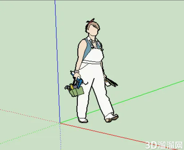 草图大师如何导入JPG贴图进行建模？