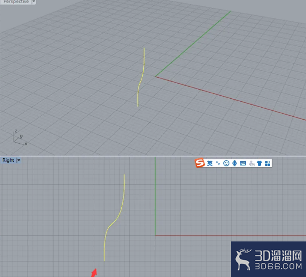 rhino犀牛用曲线圆角工具如何把曲线对准到直线上? rhino犀牛用曲线圆角工具如何把曲线对准到直线上?