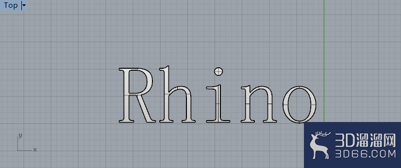Rhino中怎样绘制三维字体? Rhino中怎样绘制三维字体?