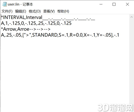 CAD怎么修改系统线型和自定义新线型？