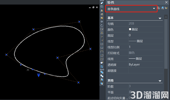 CAD将多段线转换为样条曲线的方法 CAD将多段线转换为样条曲线的方法
