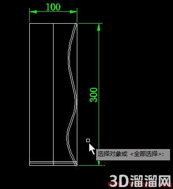 CAD旋转命令画简易花瓶教程 CAD旋转命令画简易花瓶教程
