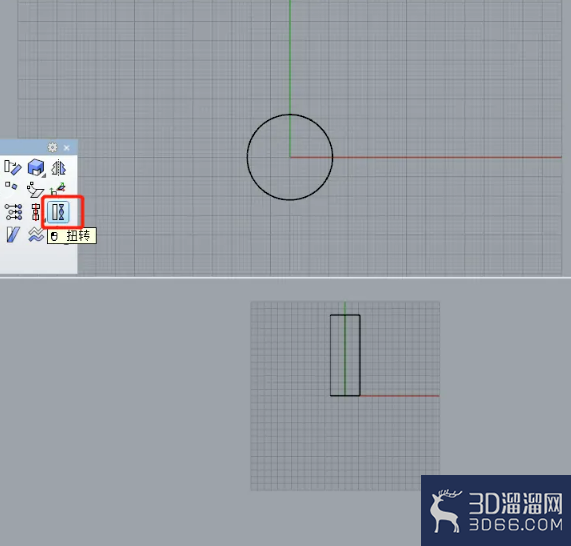 Rhino中怎样使用扭曲工具? Rhino中怎样使用扭曲工具?